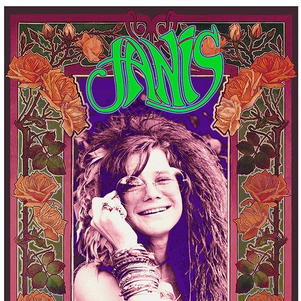 Janis Joplin Art - Etsy