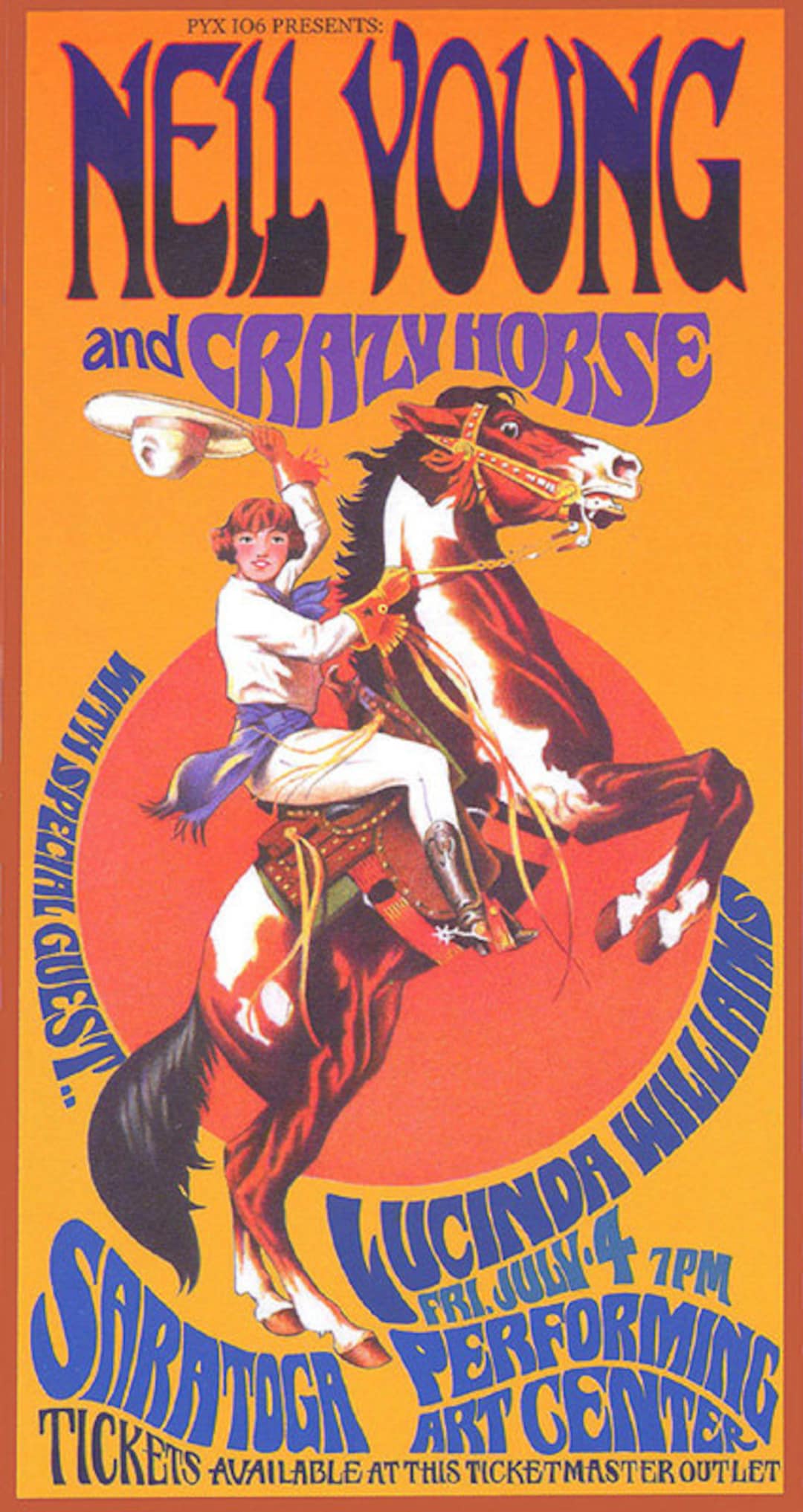 Neil Young Concert Poster Etsy