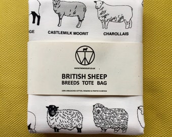 British Sheep Breed Tote Bag
