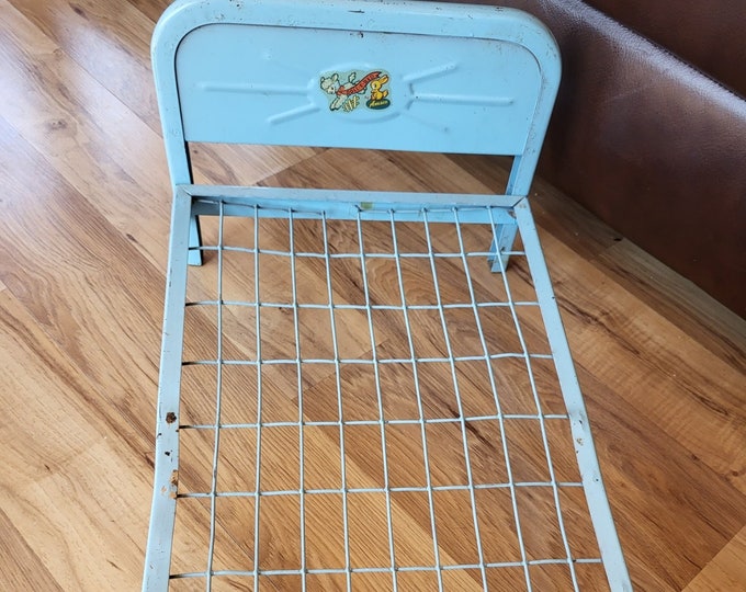 Vintage Metal Blue Amsco Dolle Bed for 18 Dolls Etsy