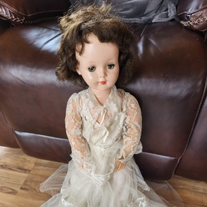 Vintage Sweet Sue American Character Bridal Doll Auburn Hair