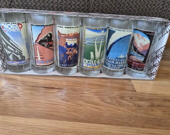 Transportation Collectables Tumbler Vintage Libby Pennsylvania Rail Road Dining Car Glass Collectables