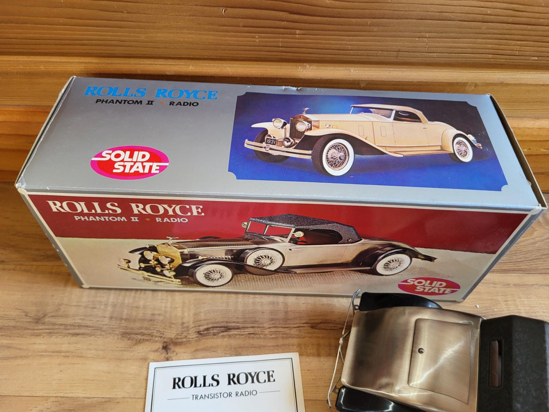 Vintage Rolls Royce Phantom II Solid State Transistor Radio