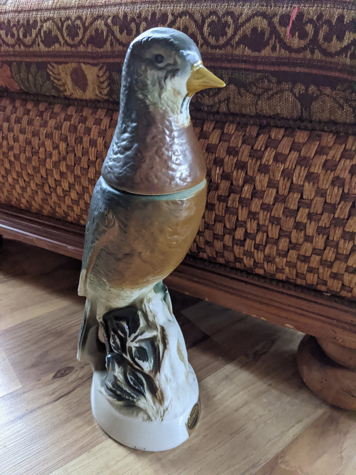 Vintage 1969 Jim Beam Bird Decanter Empty Etsy