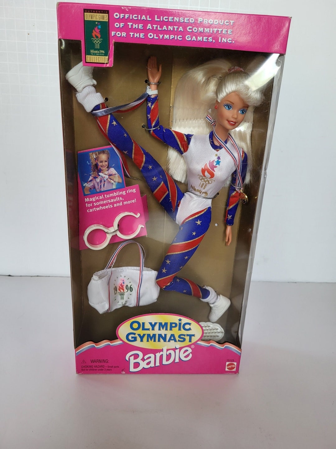 Barbie Olympic Gymnast Barbie Doll (Auburn Hair 1995)