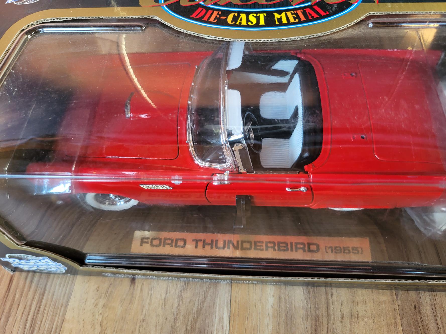 Vintage Road Tough 1955 Ford Thunderbird Diecast 1:18 Scale Car - Etsy
