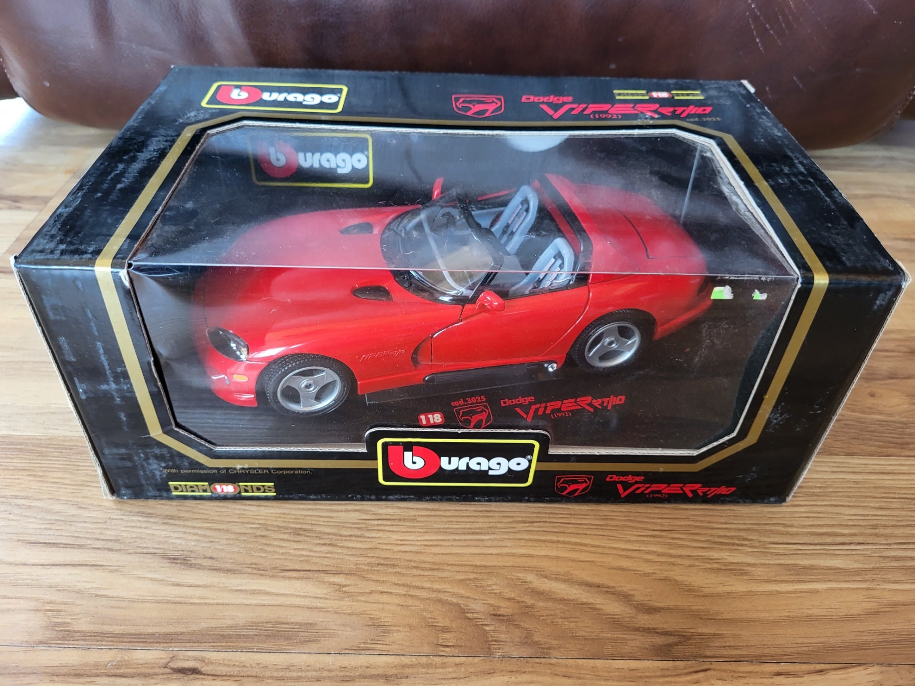 ブラーゴ　BURAGO 1/18 Dodge Viper RT/10 2台セット Burago 1992 Dodge Viper RT/10 Diecast 1:18 Scale Red Car - Etsy