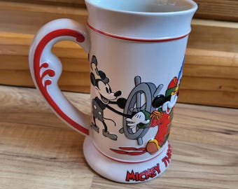 Walt Disney Mickey Mouse Through The Years Stein Mug
