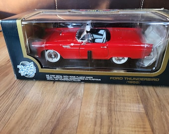Vintage Road Tough 1955 Ford Thunderbird Diecast 1:18 Scale Car - Etsy