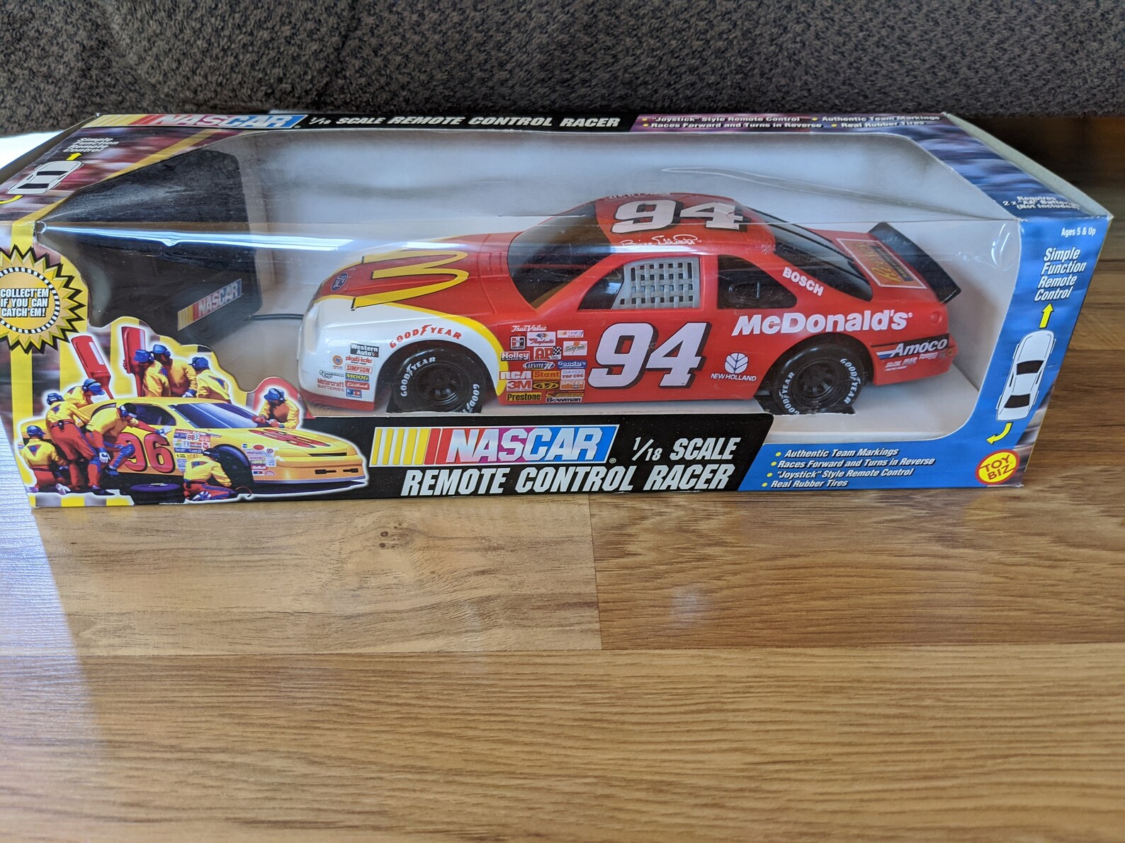 1997 Toy Biz Mcdonald's NASCAR Remote Control 118 Scale Etsy