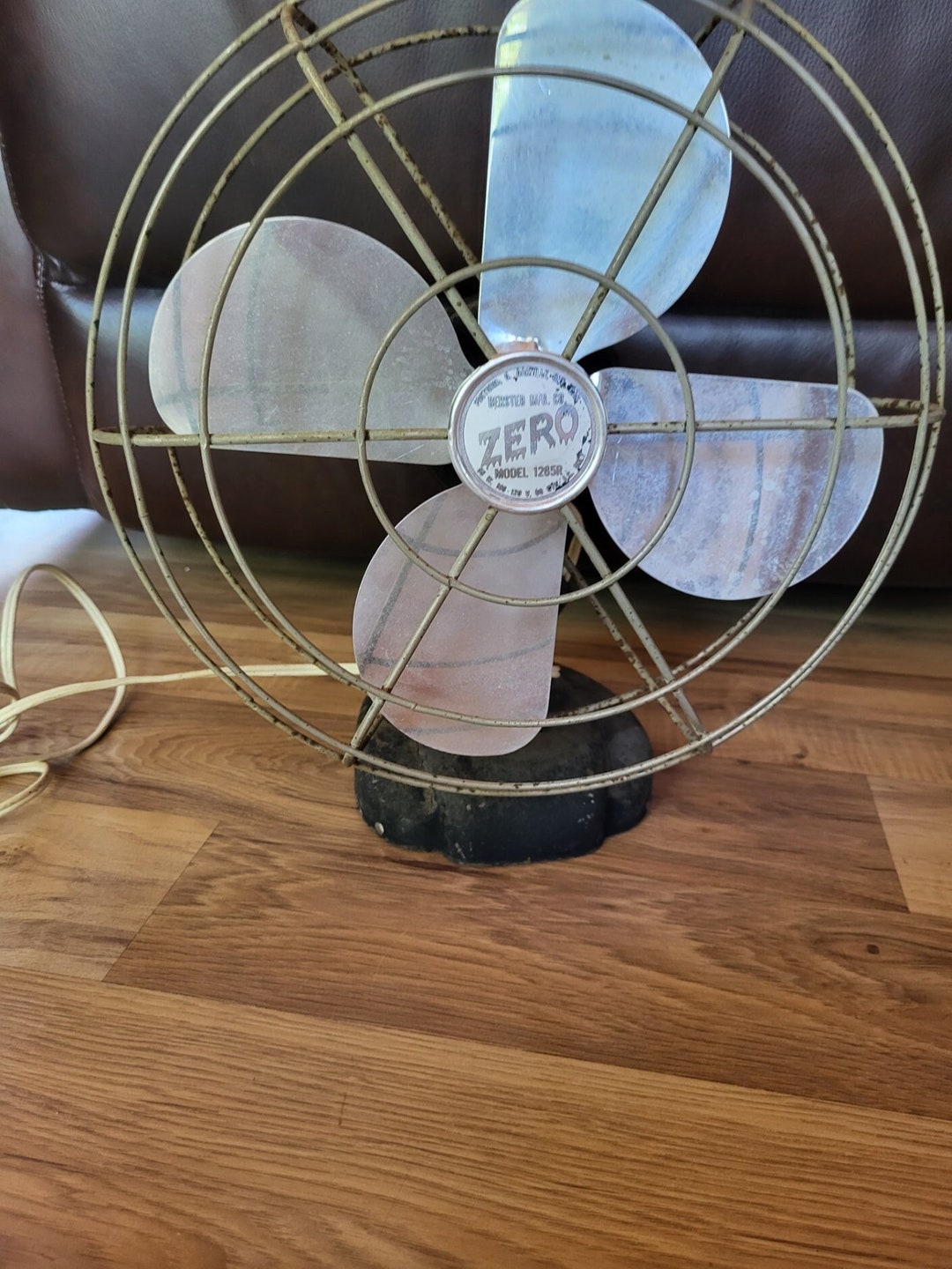 Vintage Bersted Mfg Co Zero Desk Fan 1265R Etsy
