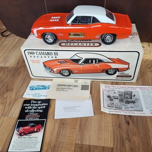 BEAM 1969 CAMARO SS カマロ カーボトル ウイスキー BAXUS - Beam 100 Month 1969 Camaro Pennsylvania Yellow Decanter