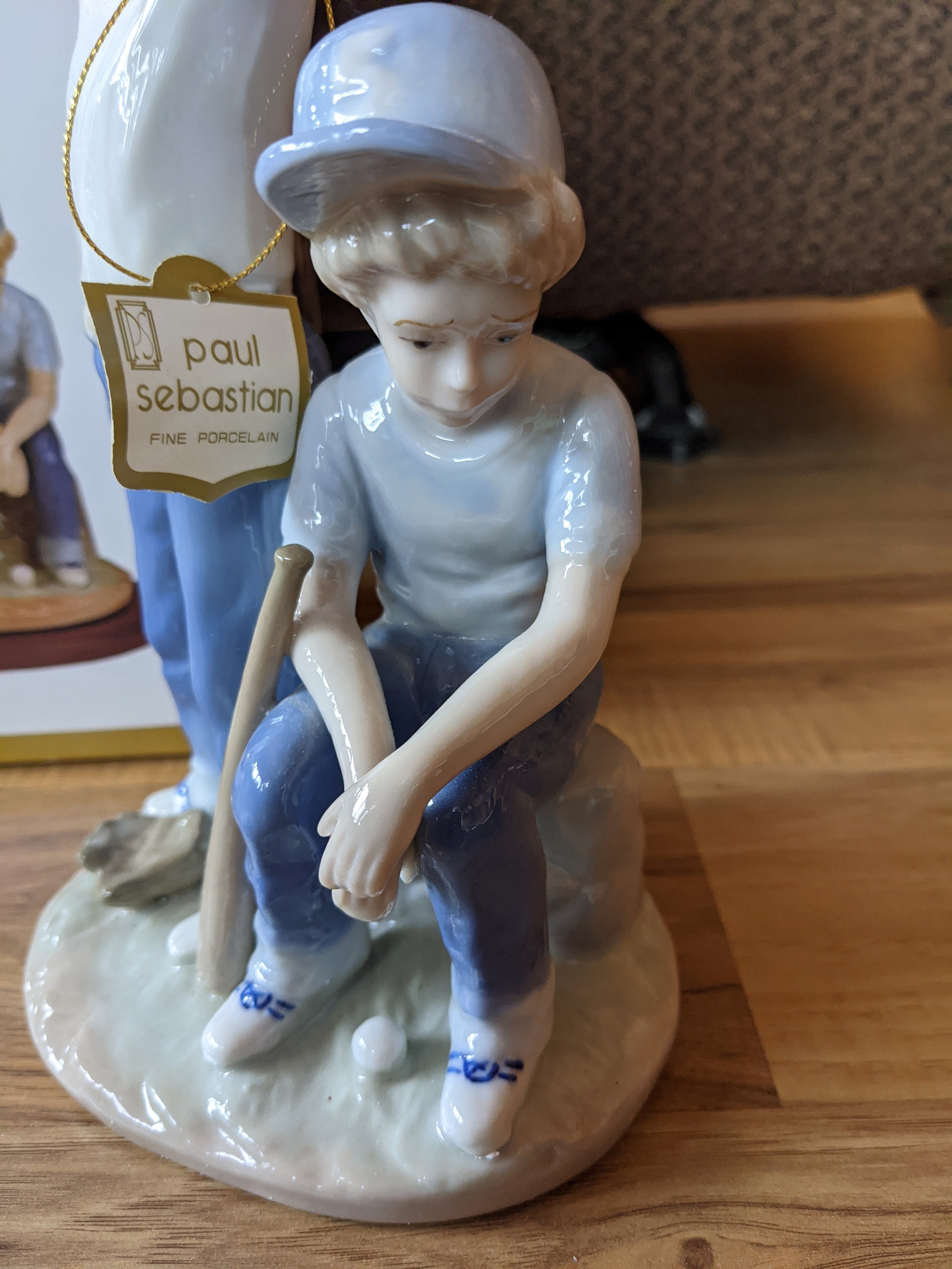 Paul Sebastian Home Run Porcelain Figurine Etsy.de