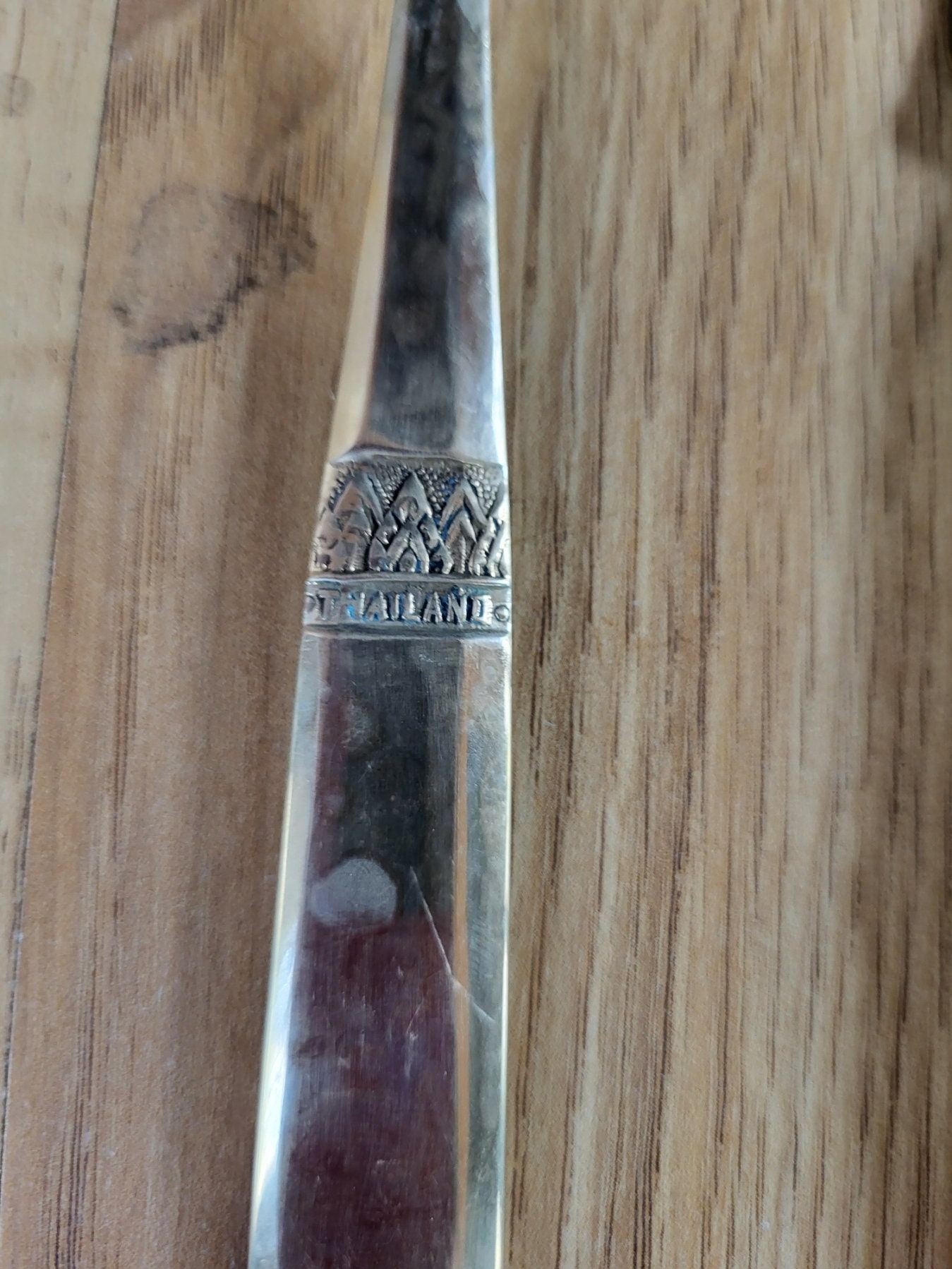 22 Pièces De Couverts En Inox Vintage - Service De Table - Fabriqué En Inde (Occasion)