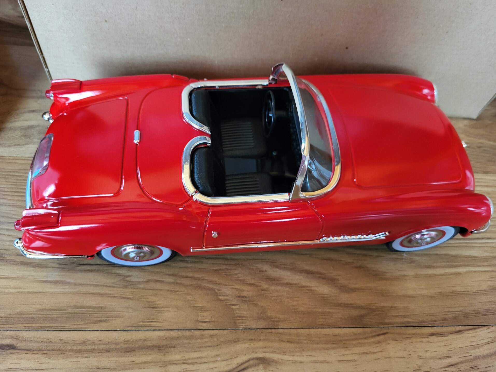 Vintage Fifties 1953 Red Corvette Convertible Friction Car Japan - Etsy