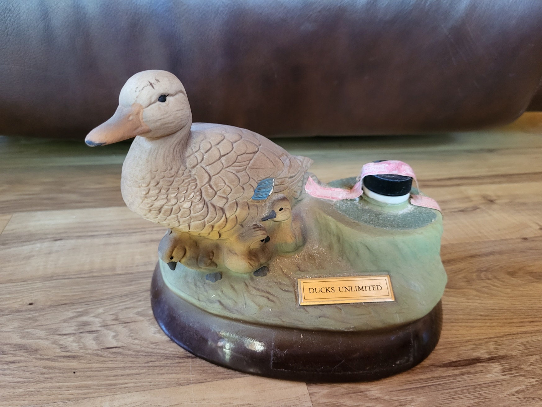 Vintage 1984 Ducks Unlimited Decanter Empty Etsy