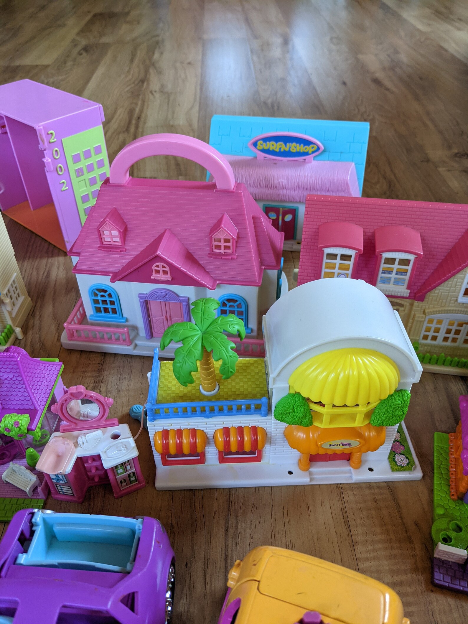 Large Lot Of Mattel Polly Pocket Origin Blue Box Toys Etsy