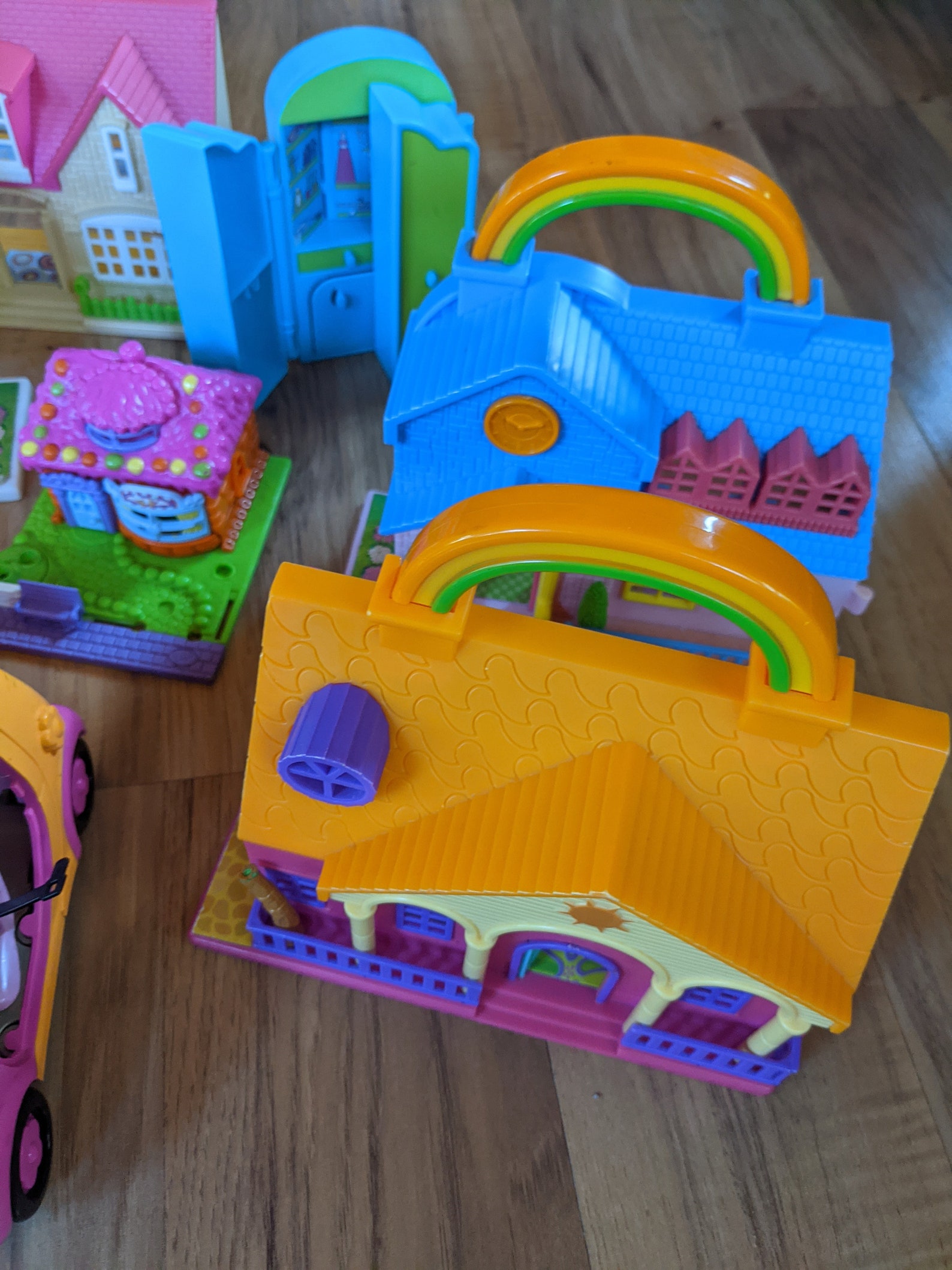 Large Lot Of Mattel Polly Pocket Origin Blue Box Toys Etsy