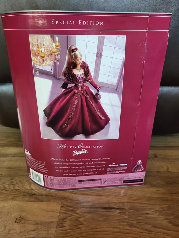 2002 Mattel Special Edition Holiday Celebration Barbie Doll 56209