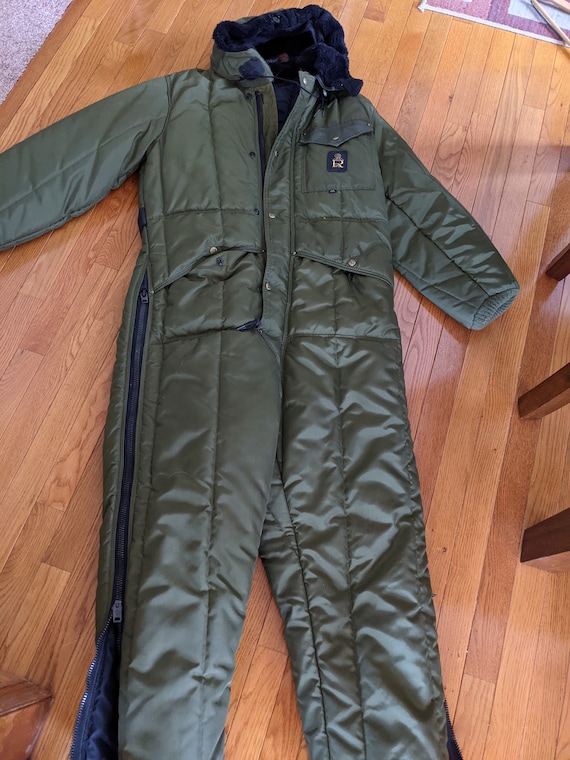 Vintage RefrigiWear Green Men's Medium Snowmobile