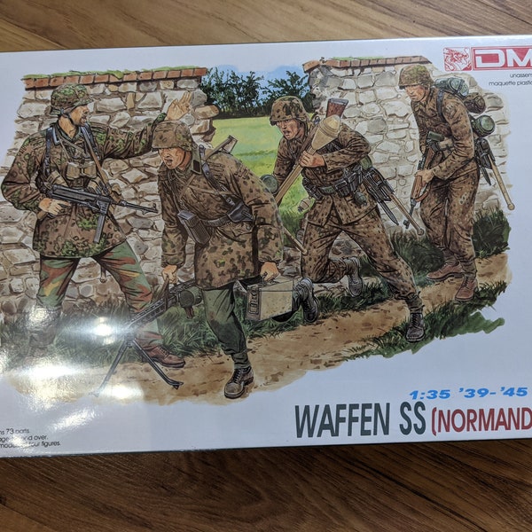 1993 DML Waffen SS Normandy 1944 Model Kit 1:35 Scale 6003 - New & Sealed