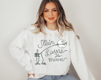 Its a Wonderful Life Personalized "Lassos the Moon" Sweatshirt, Christmas Sweater, Bedford Falls, Holiday Apparel