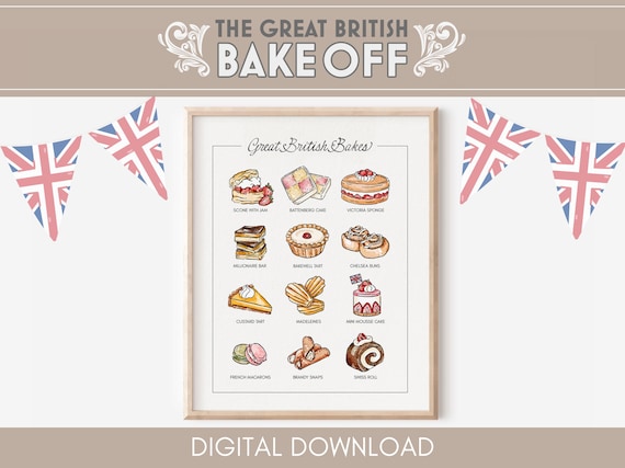 グレート・ブリティッシュ・ベイクオフ プリント、GBBO、グレート