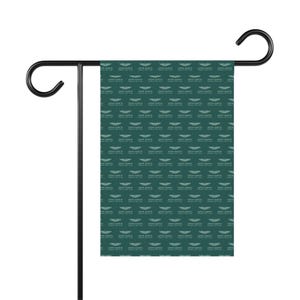 Aston Martin Garden Banner, Outdoor Decoration, Housewarming Gift, Garden Decor, Car Enthusiast Gift, Racing Theme Banner