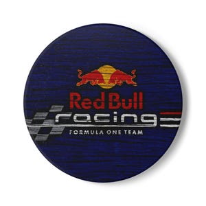 Red Bull Racing Ceramic Coaster, F1 Racing Decor, Motorsport Gift, Bar Accessory, Home & Kitchen Decor, formula one, round or square