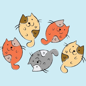 Carte chat mignon