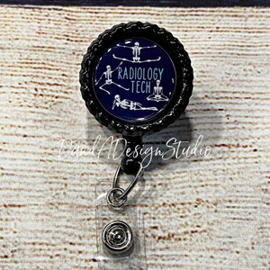 Rad Tech Badge Reel | Radiology Department | CT | Medical Professional | Badge Holder | Essential Worker | XRay | MRI | Ultrasound
