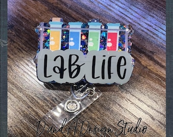 Lab Life Abzeichen Rolle aus Kunstharz