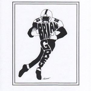 Personalized Sport Figure - Football Player