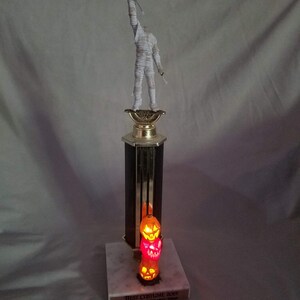 Custom Art Trophy Upcycled & Repurposed Nostalgic Prizes image 9