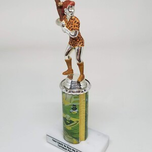 Custom Art Trophy Upcycled & Repurposed Nostalgic Prizes Fancy