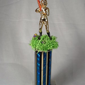 Custom Art Trophy Upcycled & Repurposed Nostalgic Prizes image 7