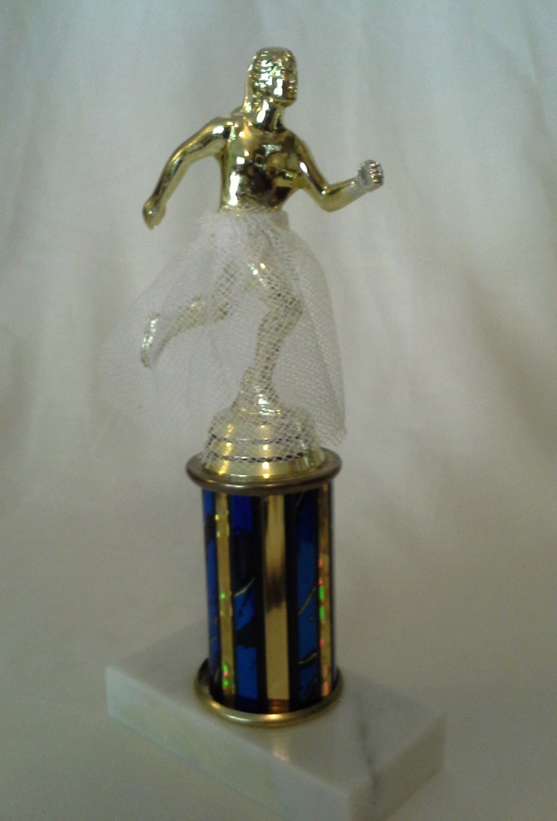 Custom Art Trophy Upcycled & Repurposed Nostalgic Prizes image 6