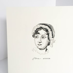 Jane Austen Print | Pen & Ink Illustration