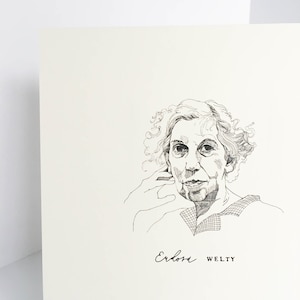 Eudora Welty Print | Pen & Ink Illustration