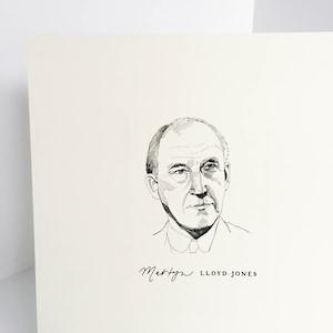 Martyn Lloyd-Jones Druck | Pen & Tinte Illustration