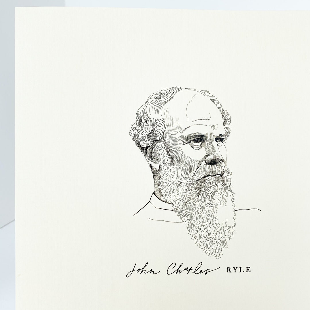 J Ryle J. C. Ryle Print | Pen & Ink Illustration - Etsy