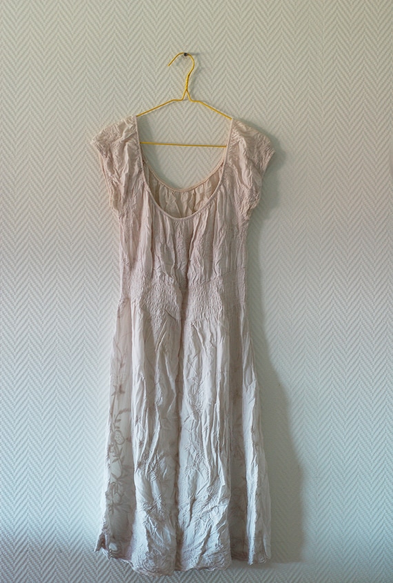 Beautiful off the shoulder cotton summer dress