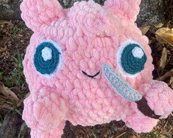 Crochet Jigglypuff inspired doll