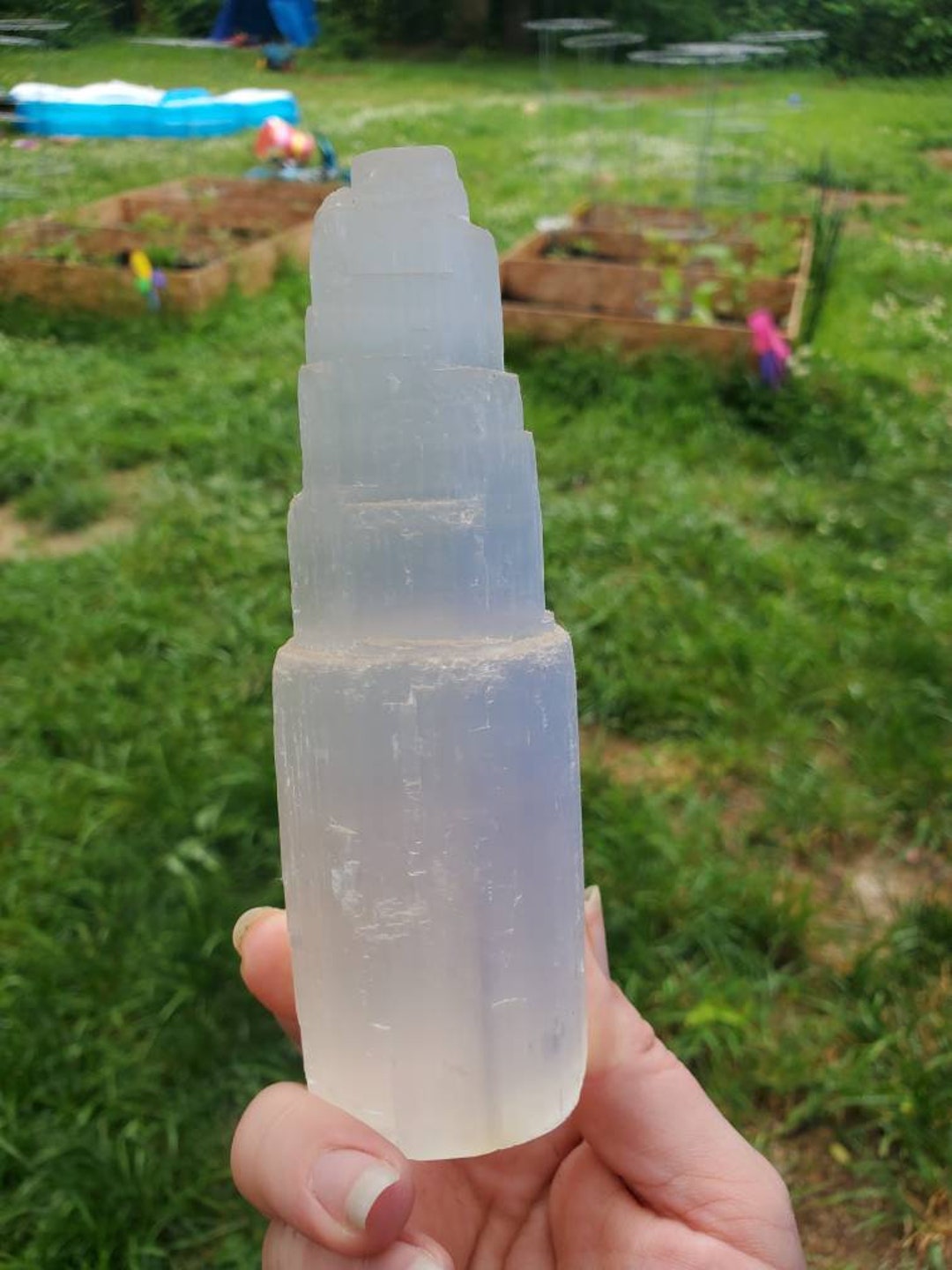 Satin Spar Tower 6 Natural Satin Spar Etsy Australia