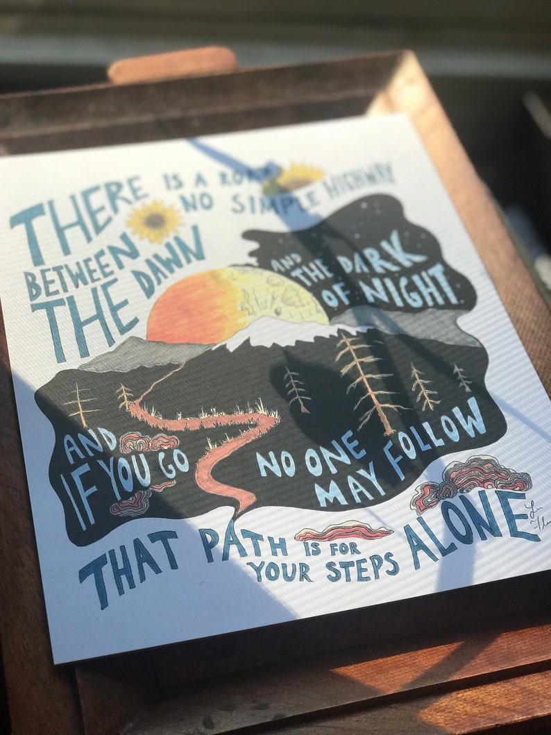 Grateful Dead Ripple Song Lyric Art | Etsy