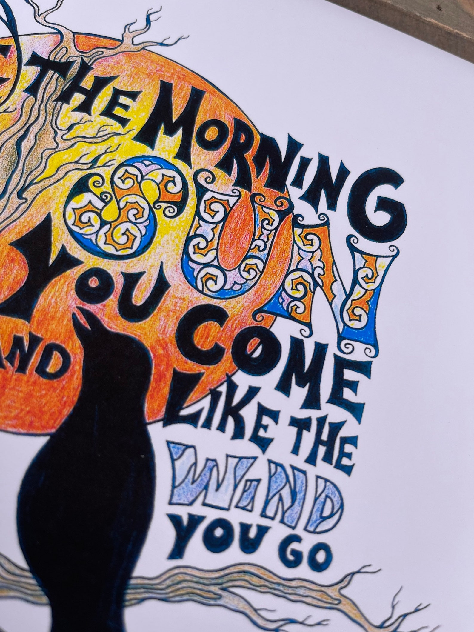 Grateful Dead Song Lyric Art Print - Etsy