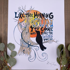 Grateful Dead Song Lyric Art Print