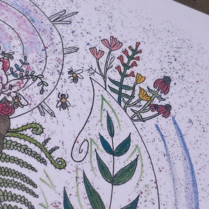 Mother Nature Art Print - Etsy