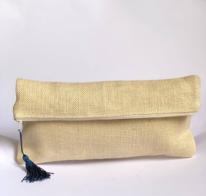 Hessian Clutch Bags by Kvo Makes Etsy Australia