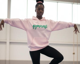 Gymnast Glitter Hooded